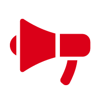 Advocacy bullhorn icon